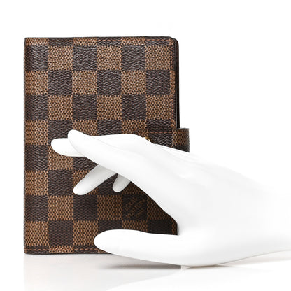 Louis Vuitton Damier Ebene Small Ring Agenda Cover 2 of 8