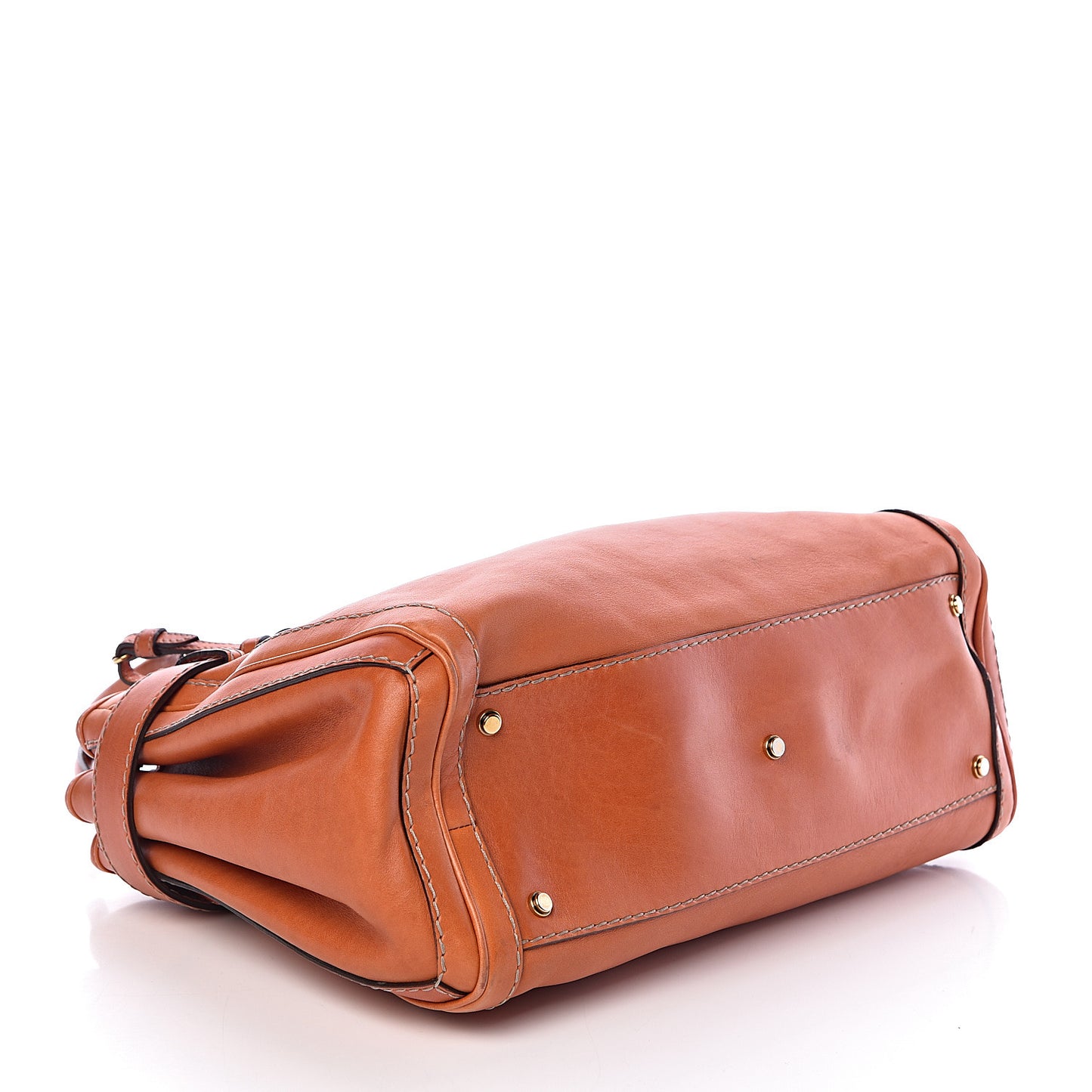 Calfskin Medium GG Running Tote Orange