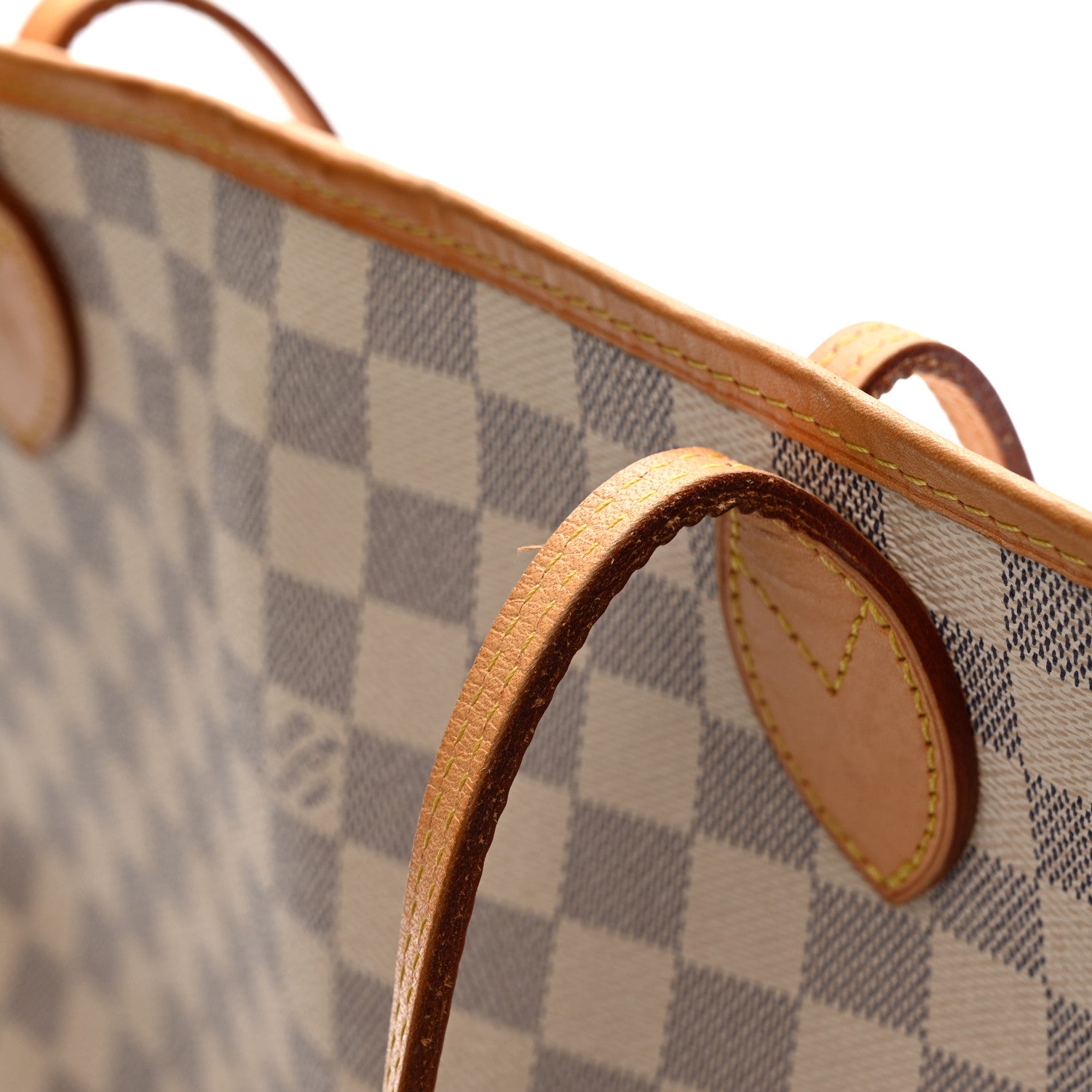 Louis Vuitton Damier Azur Neo Neverfull MM Rose Ballerine 13 of 15