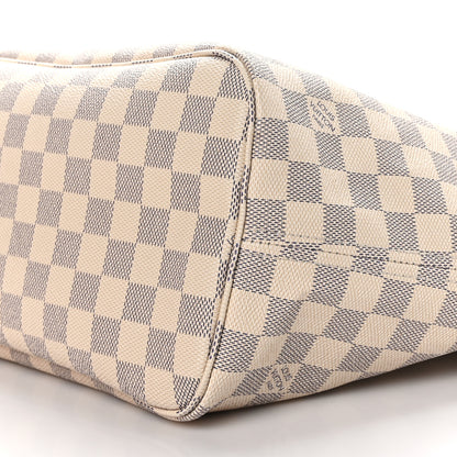 Louis Vuitton Damier Azur Neo Neverfull MM Rose Ballerine 11 of 15