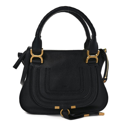 Chloe Calfskin Small Marcie Satchel Black 1 of 9