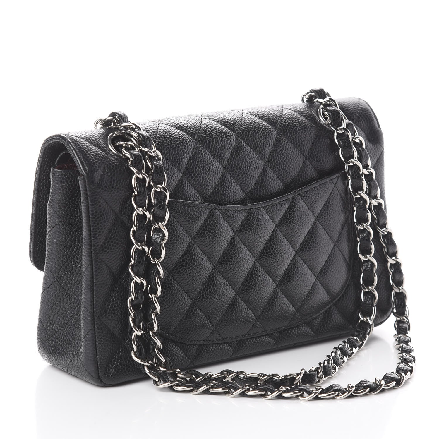 Chanel Caviar Quilted Small Double Flap Black 2 of 8