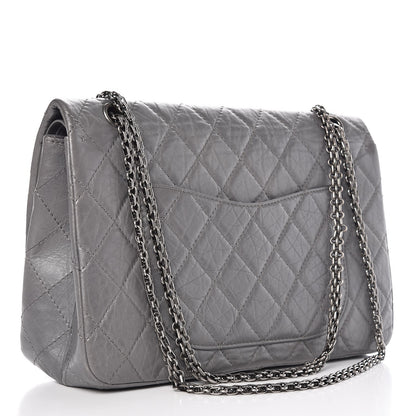Chanel Aged Calfskin Quilted 2.55 Reissue 227 Flap Grey 4 of 9