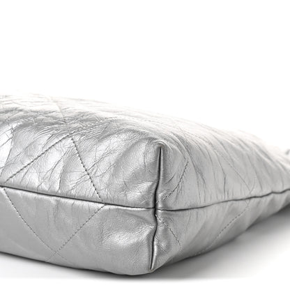 Chanel Metallic Calfskin Quilted Chanel 22 Silver 11 of 11