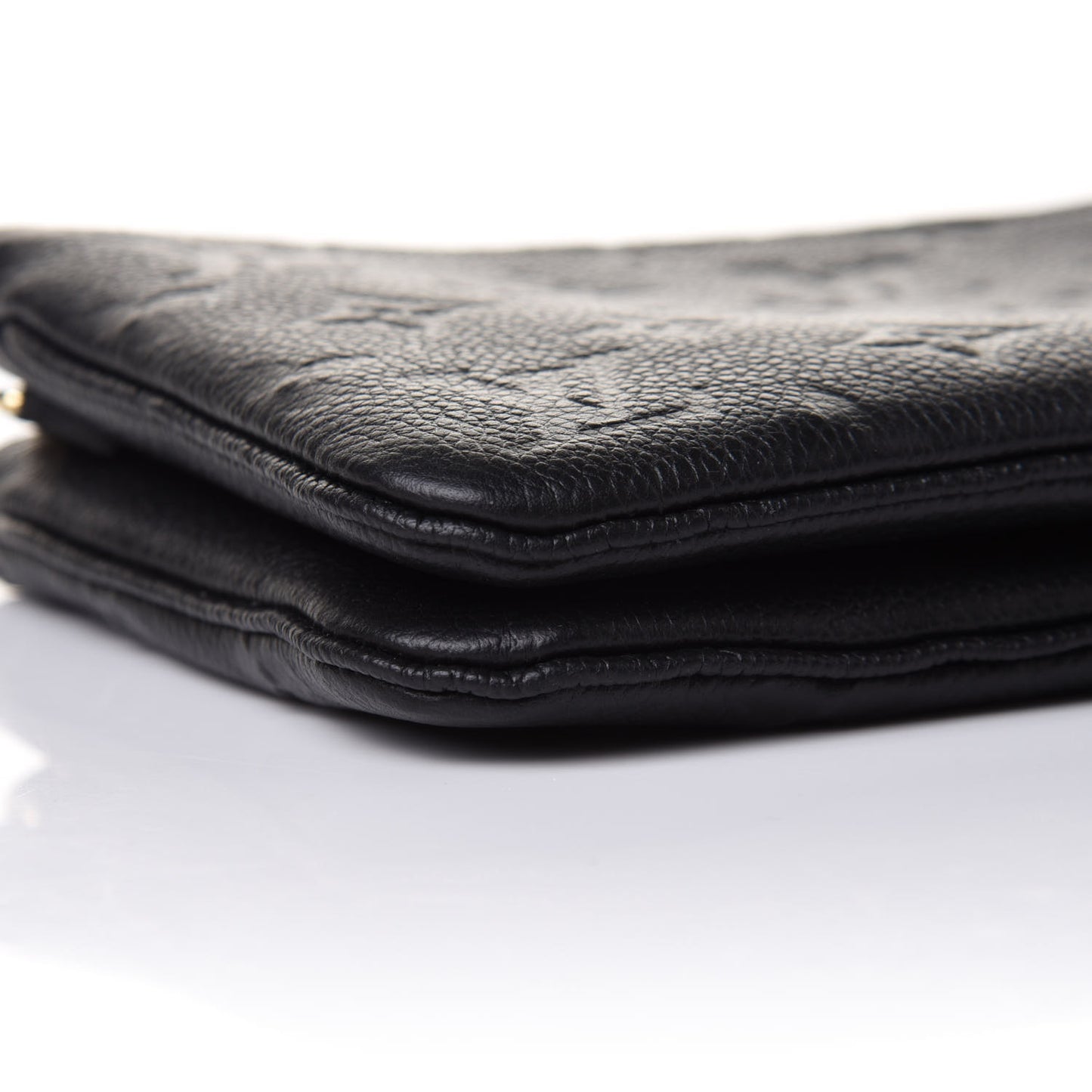 Empreinte Double Zip Pochette Black