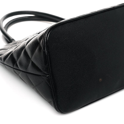 Chanel Caviar Quilted Medallion Tote Black 11 of 13