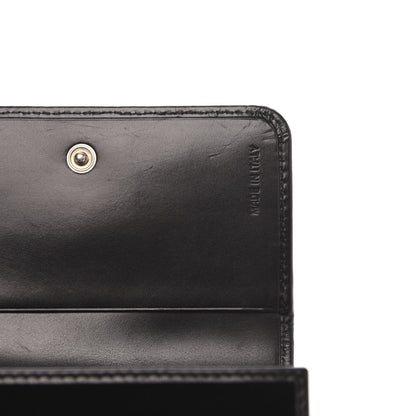 Prada Velluto Logo Tri-Fold Wallet Black 6 of 8