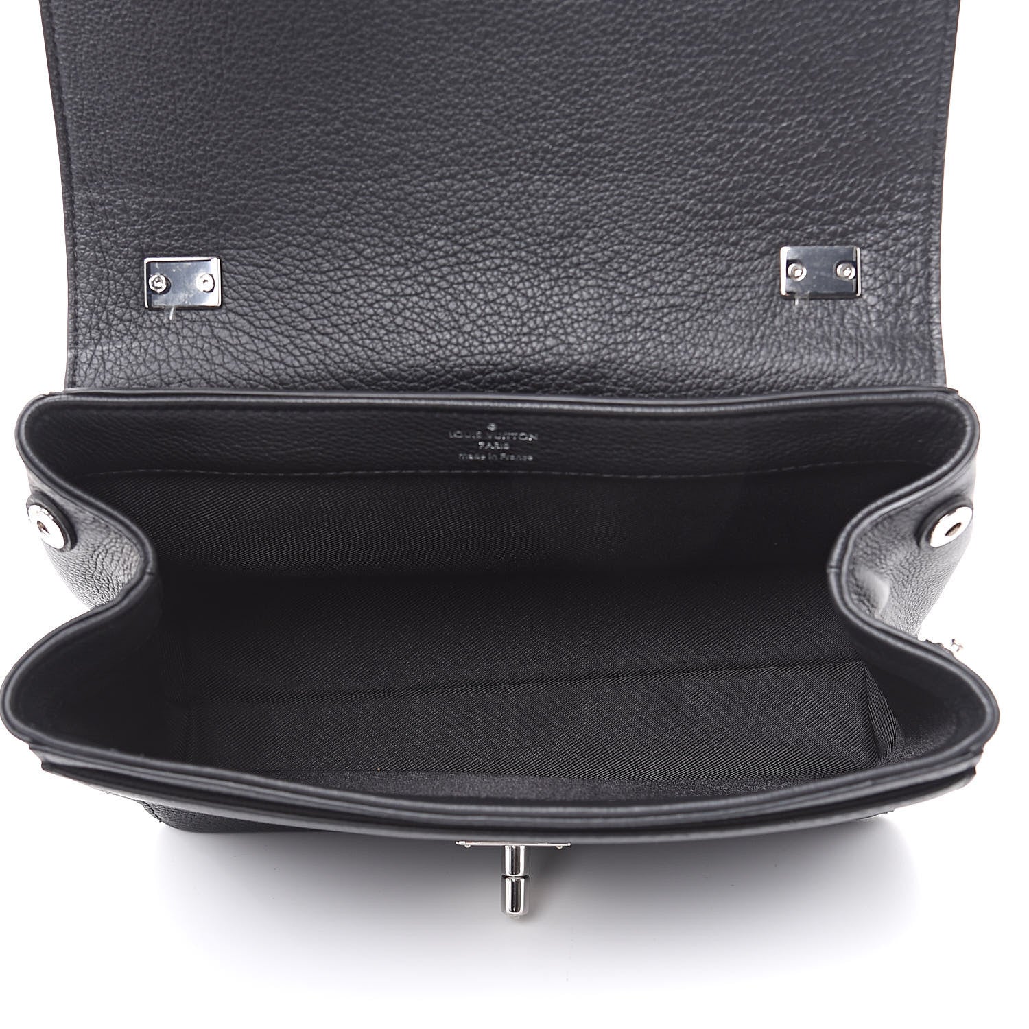 Louis Vuitton Calfskin Lockme II Chain Bag BB Black 5 of 8