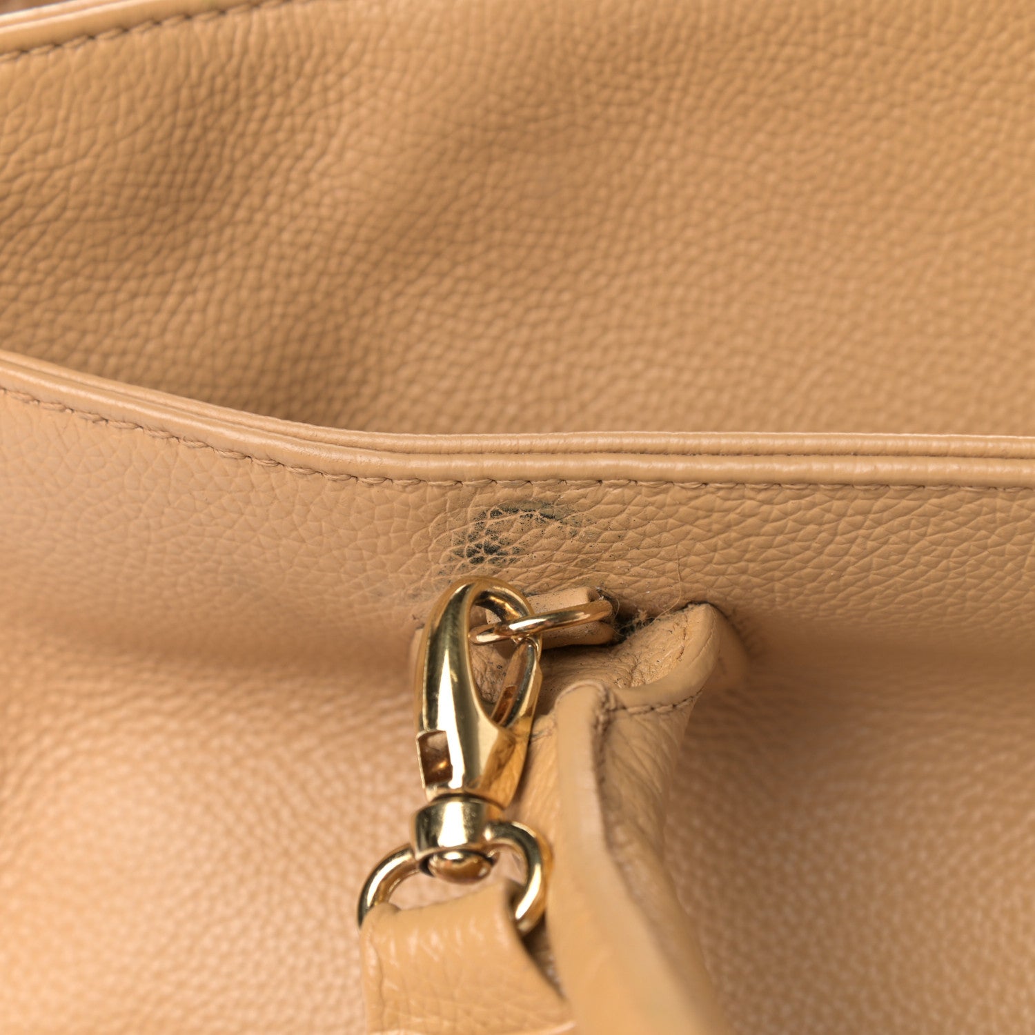 Chanel Calfskin Cerf Executive Shopper Tote Beige 15 of 15