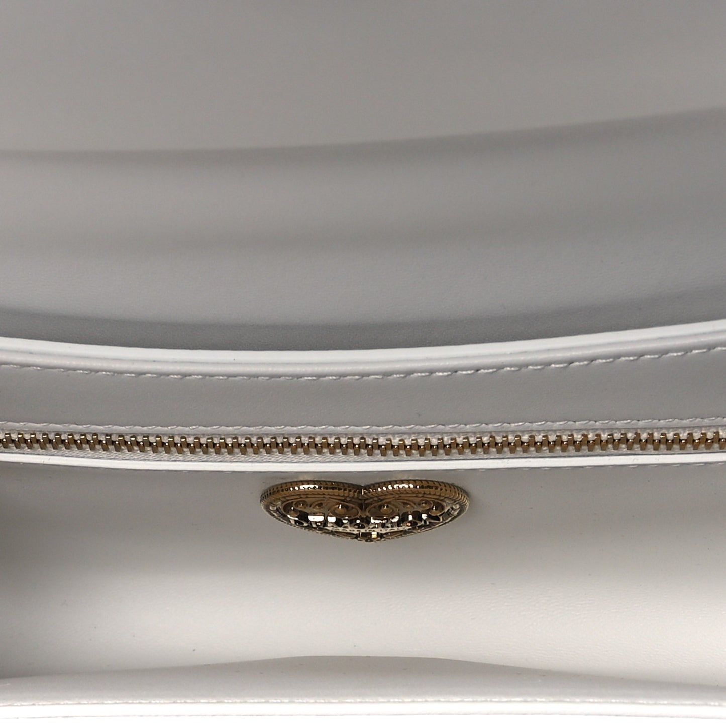 Calfskin Medium Devotion Crossbody Bag White