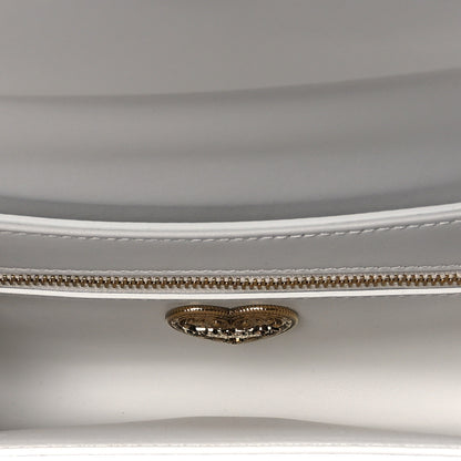 Dolce & Gabbana Calfskin Medium Devotion Crossbody Bag White 5 of 11