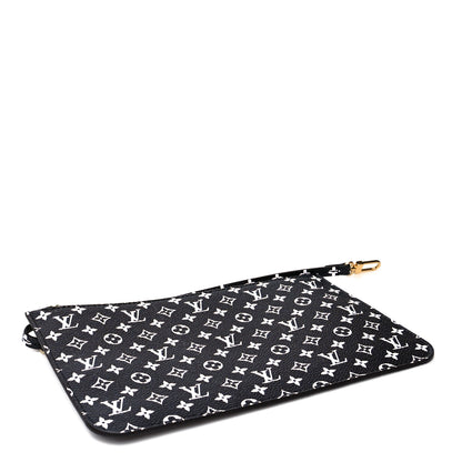 Louis Vuitton Monogram Giant Jungle Neverfull MM GM Pochette Black 4 of 8