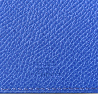 Hermes Epsom Tarmac PM Passport Holder Bleu Royal 7 of 8