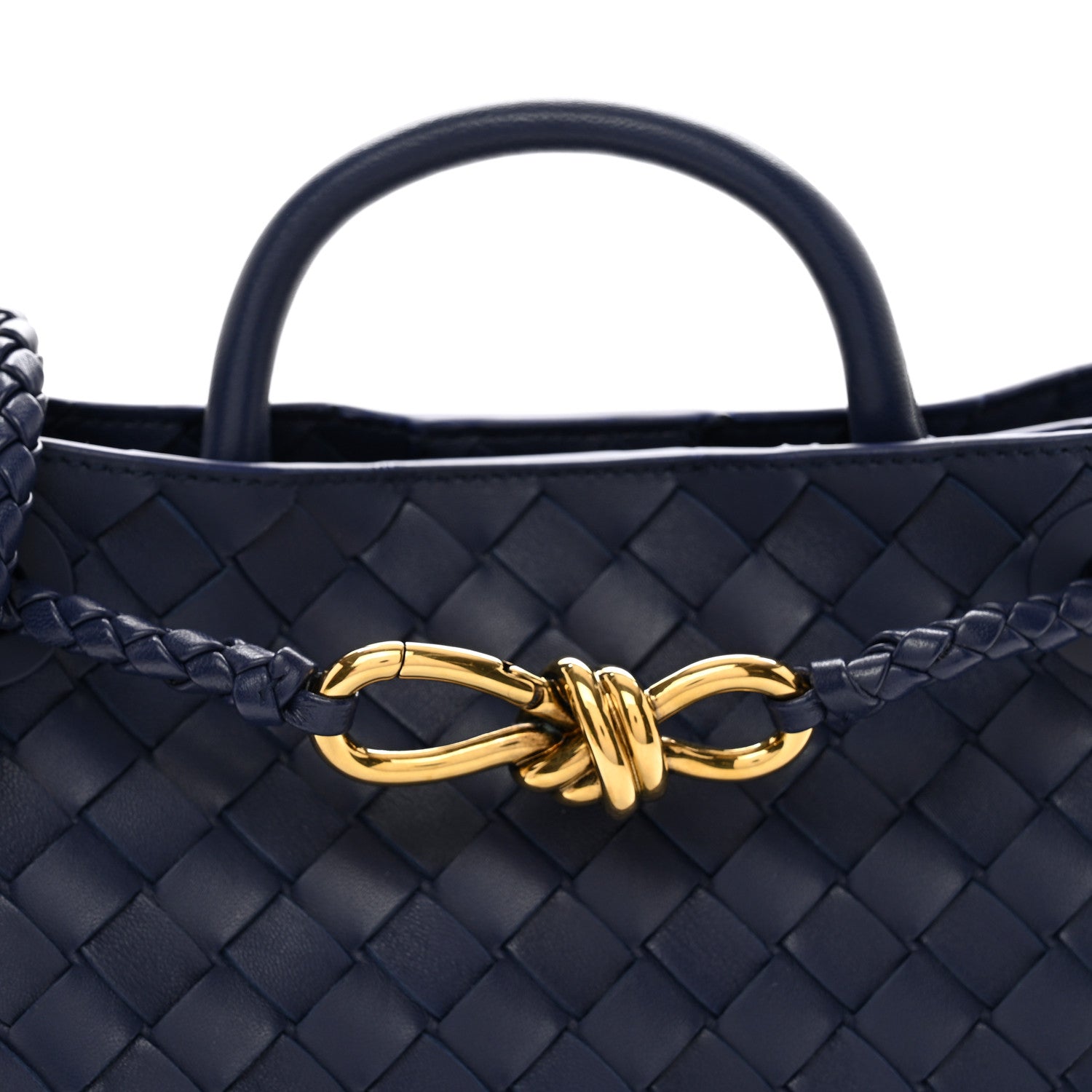 Bottega Veneta Nappa Intrecciato Small Andiamo Shoulder Bag Duke 5 of 10