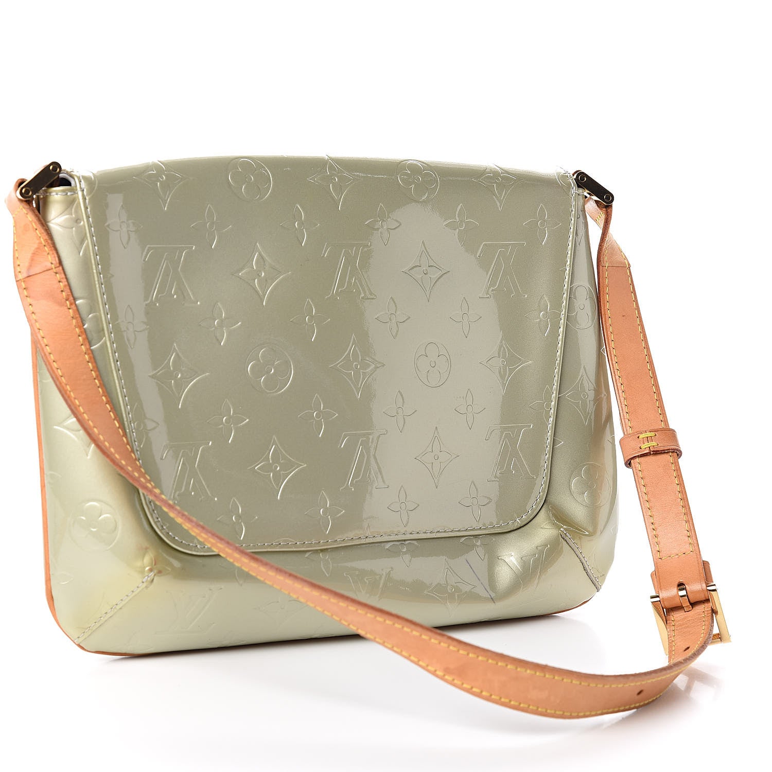 Louis Vuitton Vernis Thompson Street Silver 3 of 10