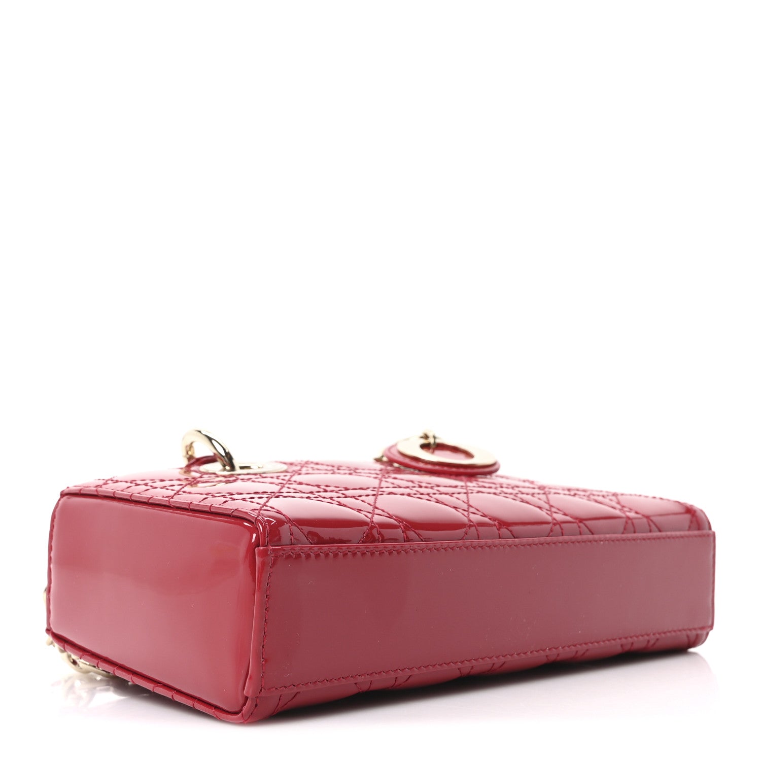 Christian Dior Patent Cannage Small Lady D-Joy Mexican Red 4 of 10