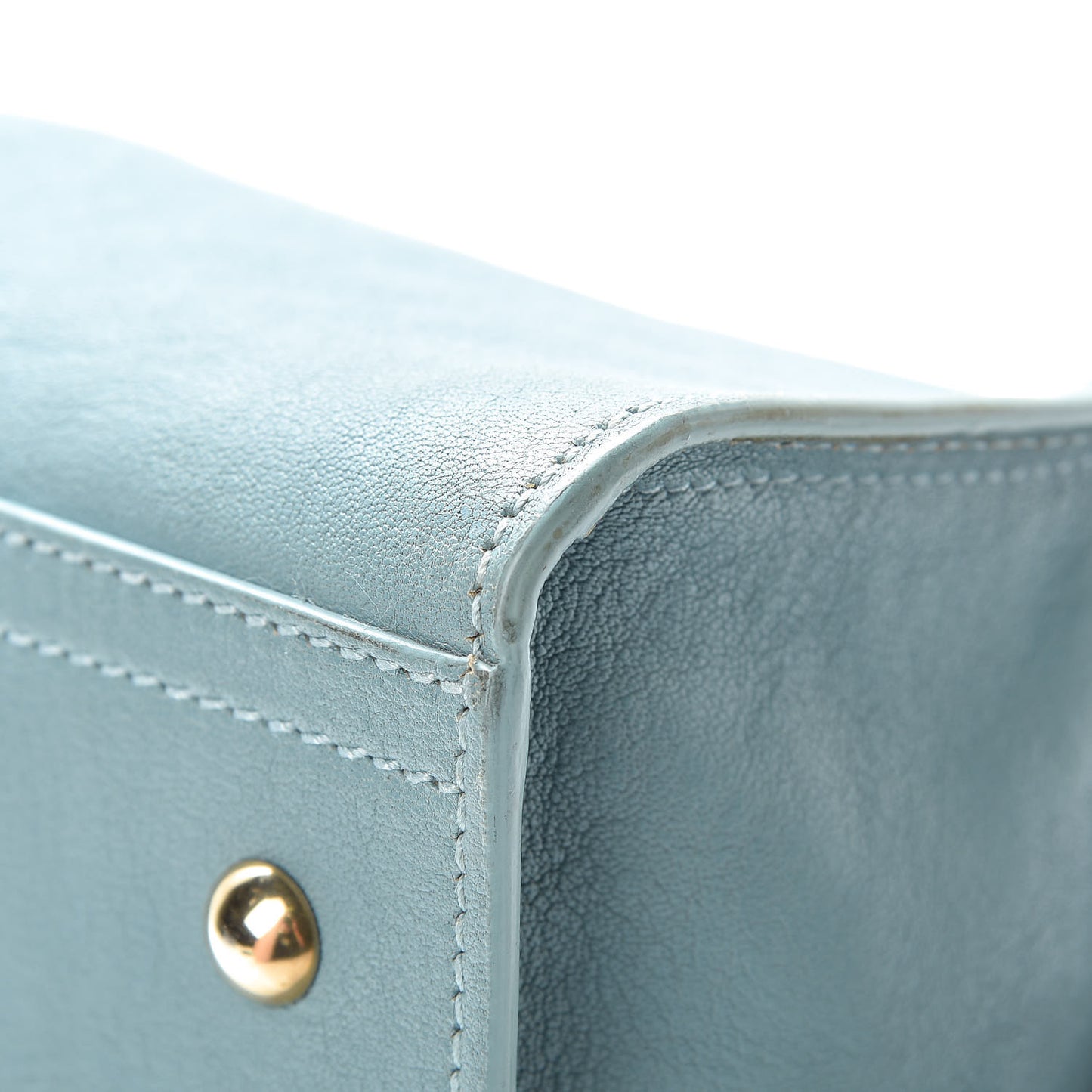 Sheepskin Small Cabas ChYc Blue Glacier