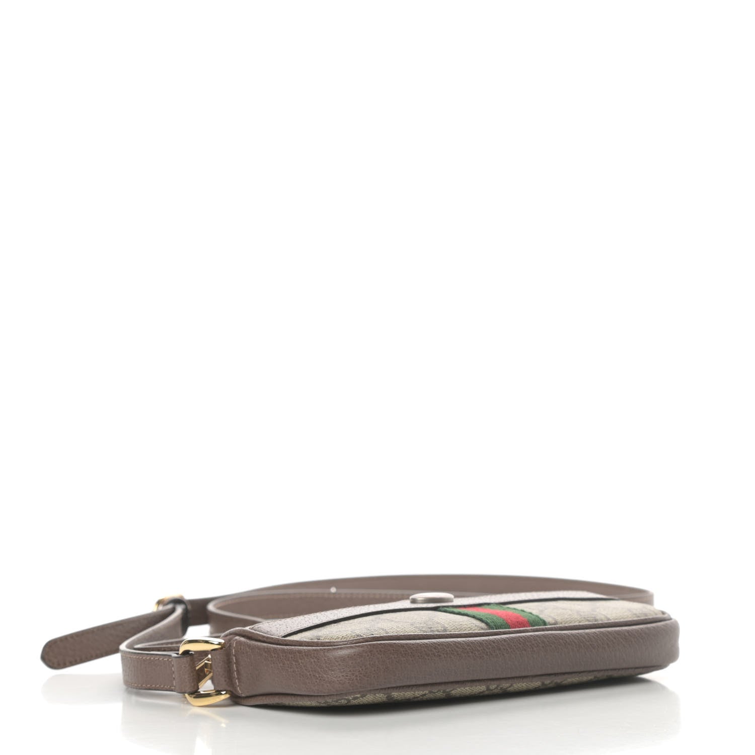 Gucci GG Supreme Monogram Web Mini Ophidia GG Bag Brown 3 of 11