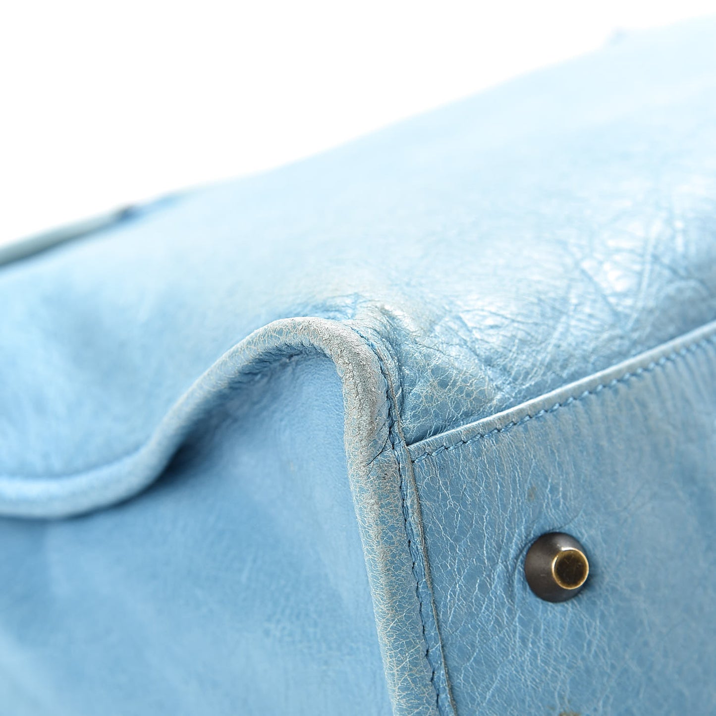 Agneau Classic Hardware Work Bleu Indigo