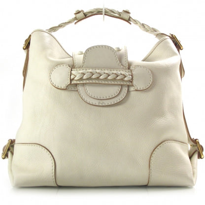 Valentino Garavani Leather Large Histoire Hobo 1 of 11