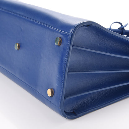 Saint Laurent Calfskin Small Sac De Jour Blue Majorelle 17 of 18