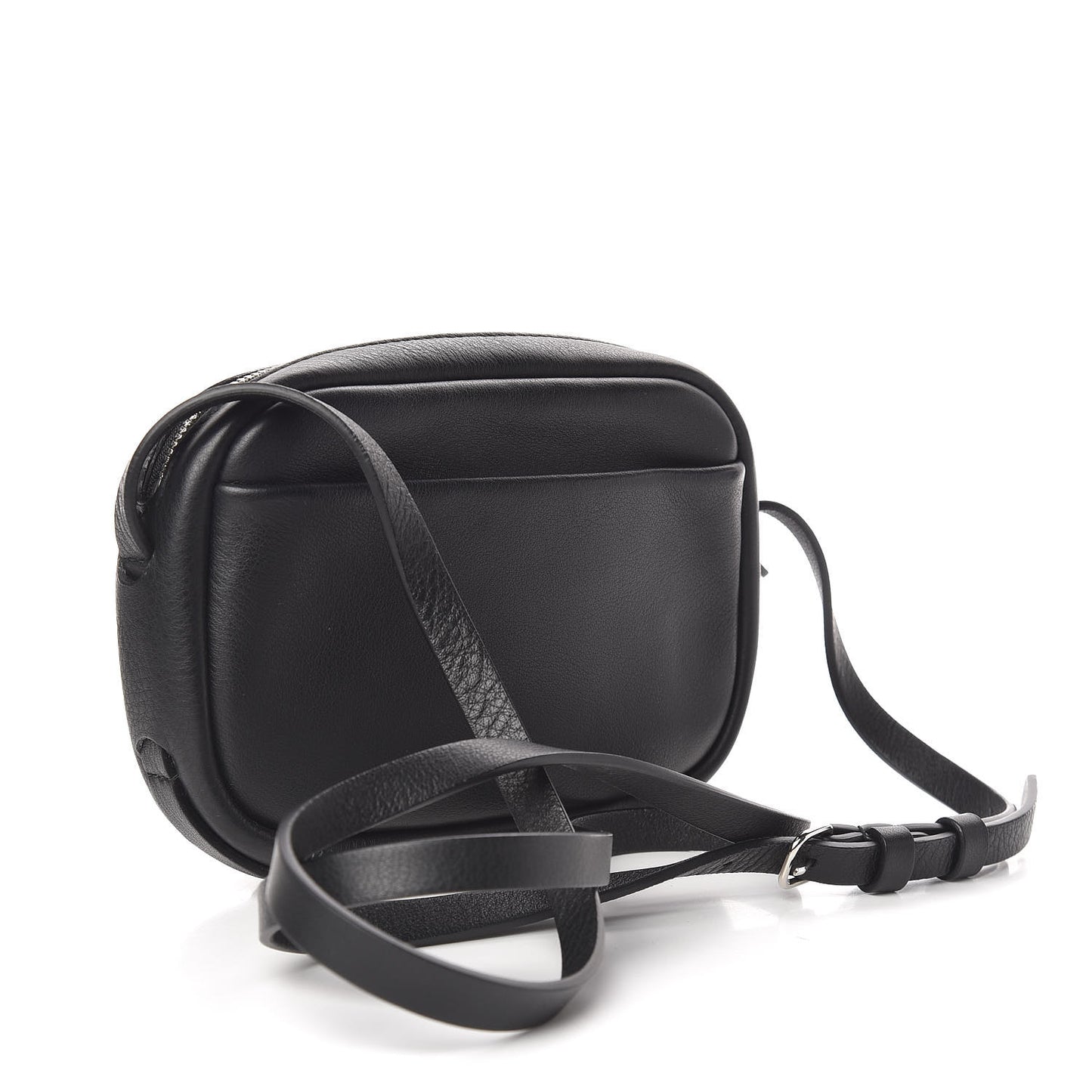 Calfskin Logo XS Everyday Camera Bag Black
