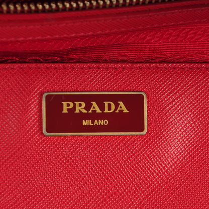 Prada Saffiano Large Galleria Double Zip Tote Fuoco 6 of 12