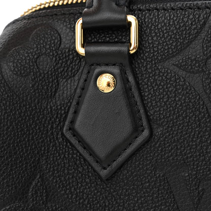 Louis Vuitton Empreinte Monogram Giant Speedy Bandouliere 20 Black 10 of 12