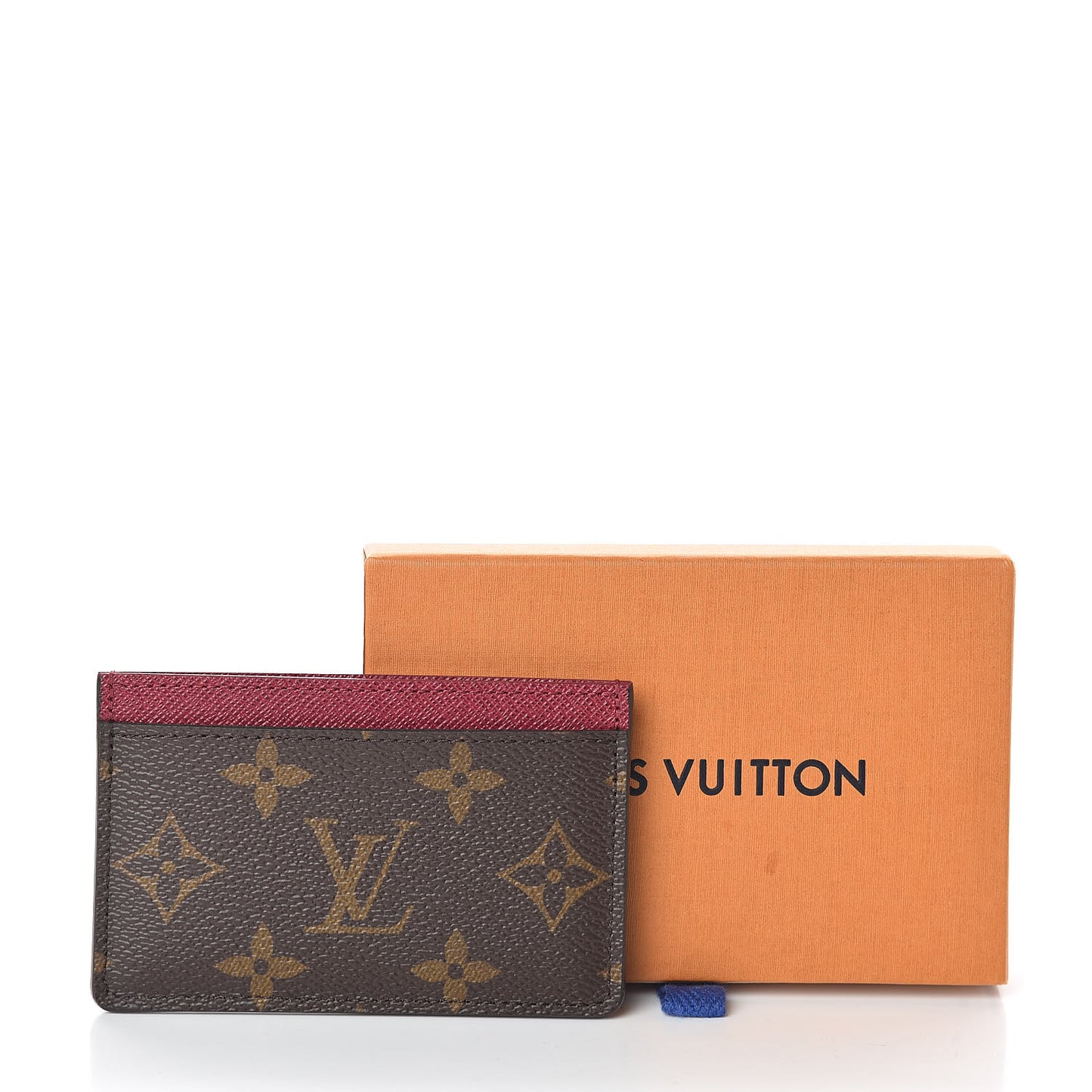 Monogram Card Holder Fuchsia