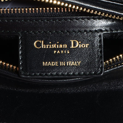 Christian Dior Lambskin Cannage Medium Pearl Lady Dior Black 6 of 7