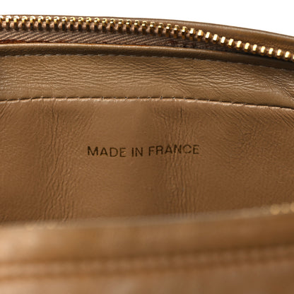 Chanel Lambskin Quilted Flap Camera Case Brown 6 of 14