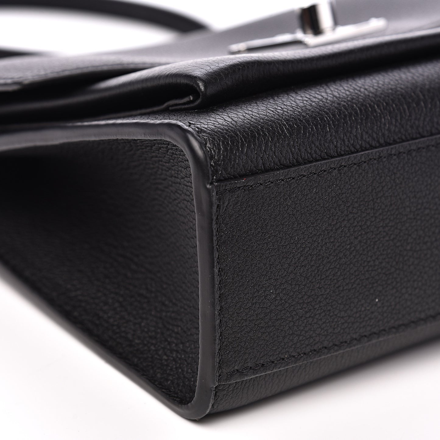 Soft Calfskin My Lockme Chain Bag BB Black