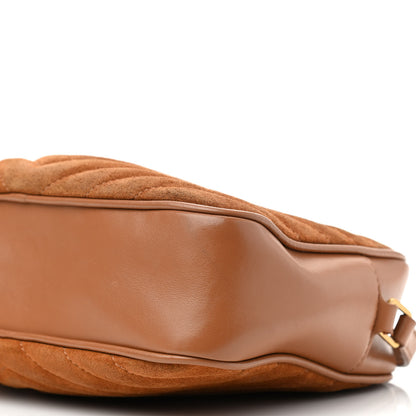 Saint Laurent Suede Matelasse Monogram Lou Camera Bag Cinnamon 9 of 9