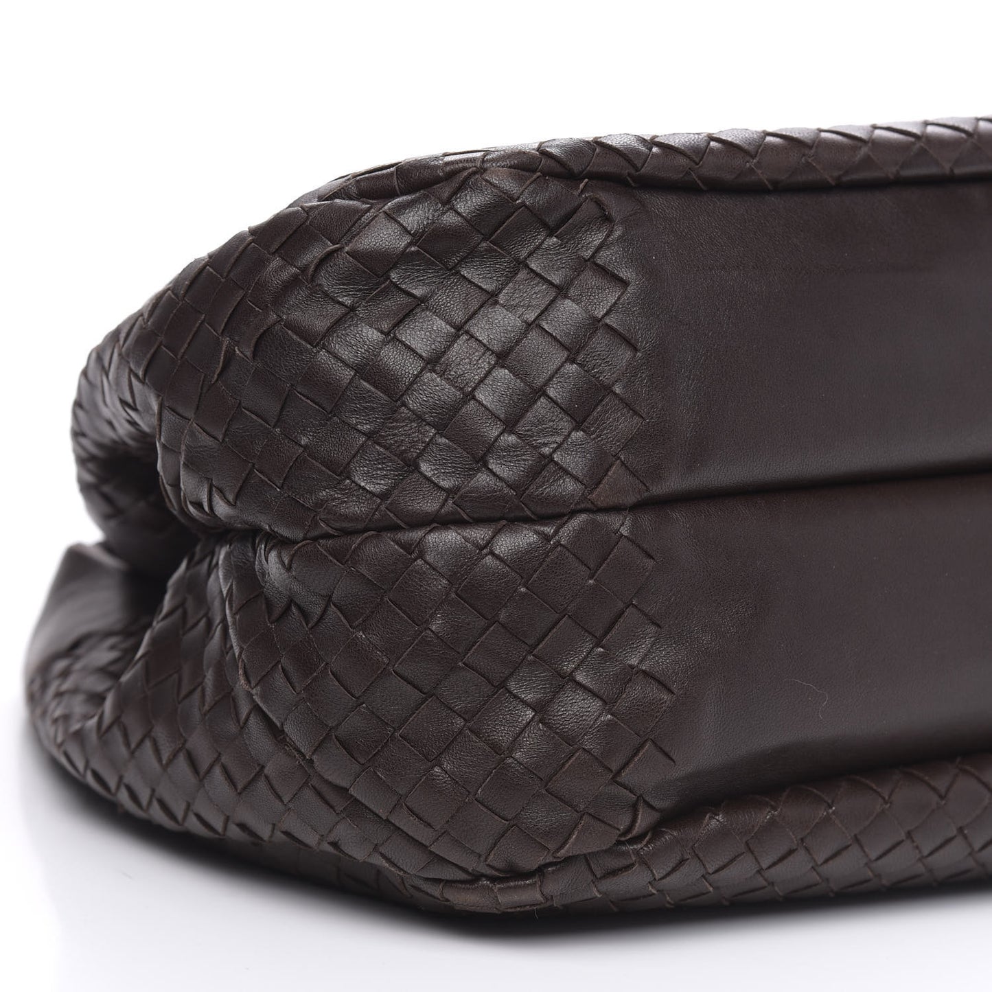 Nappa Intrecciato Medium Campana Ebano