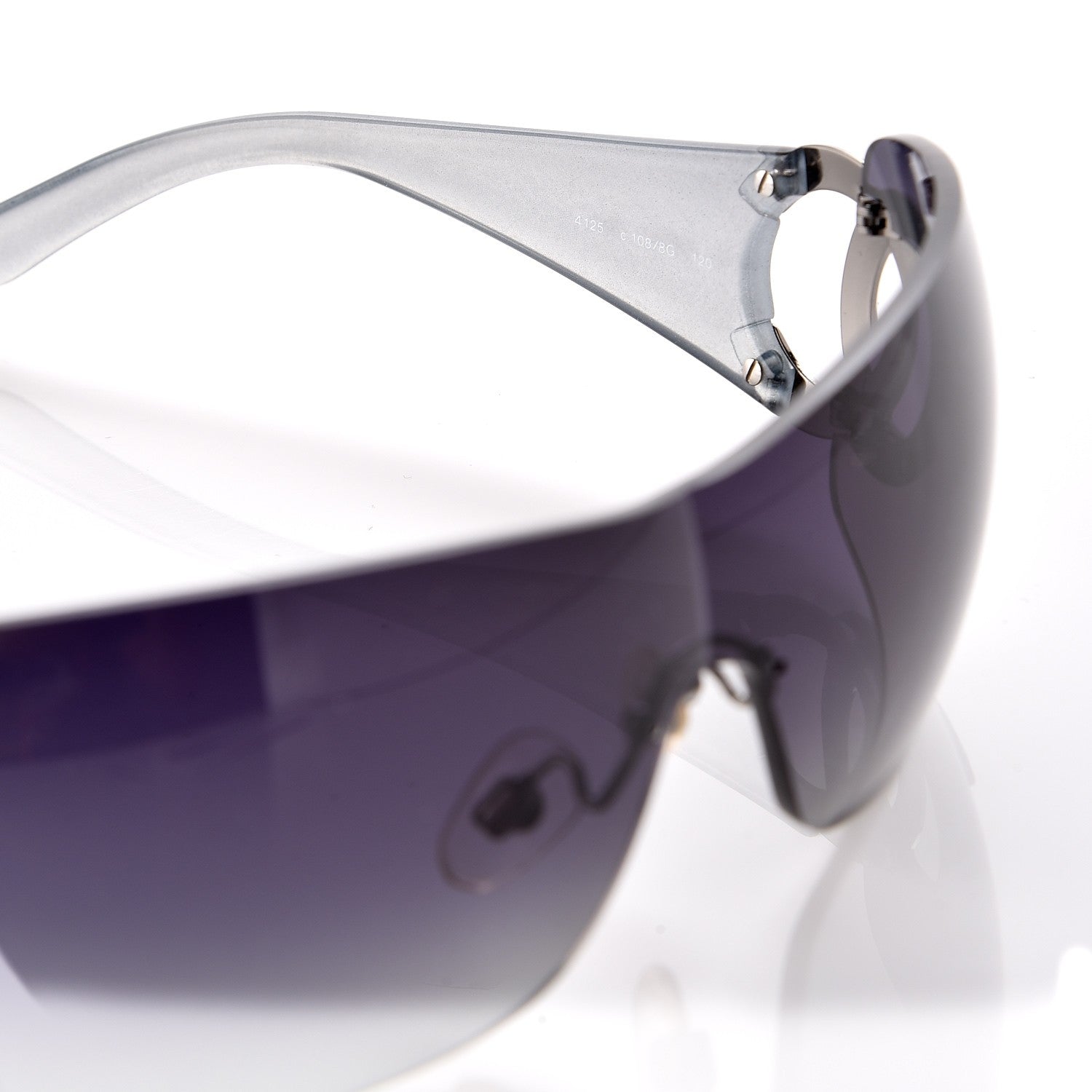 Chanel Frameless CC Logo Sunglasses 4125 Black 213088 – FASHIONPHILE