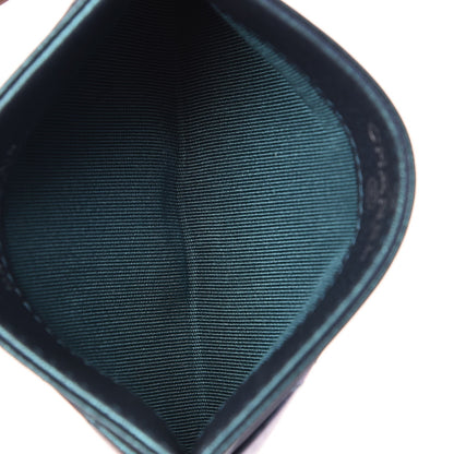 Chanel Metallic Lambskin Quilted Card Holder Turquoise 7 of 7