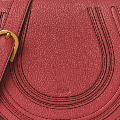 Chloe Calfskin Mini Marcie Round Crossbody Bag Rusty Pink 9 of 12