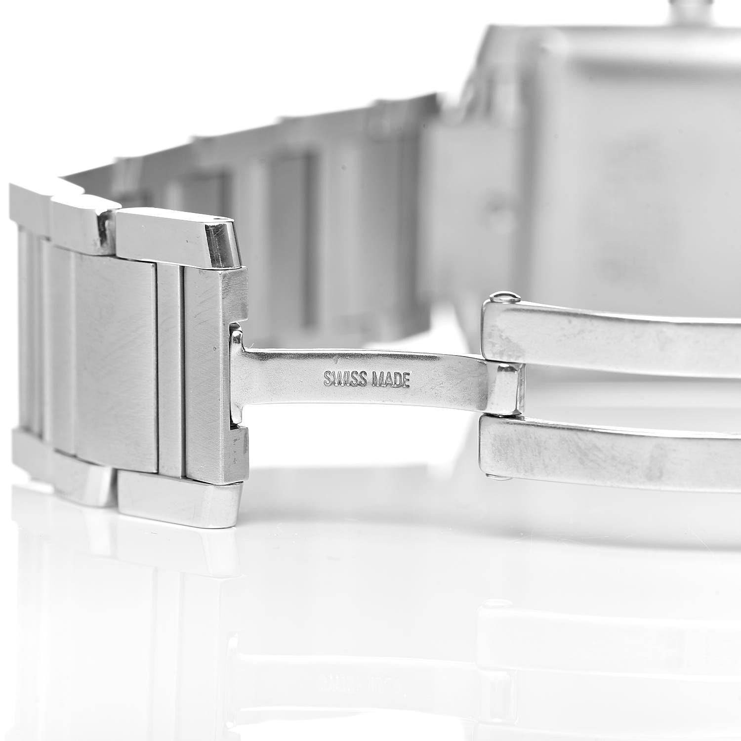 Cartier Stainless Steel 28mm Tank Francaise Automatic Watch 6 of 9