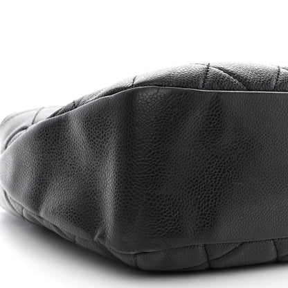 Chanel Caviar Quilted CC Timeless Soft Tote Black 9 of 10