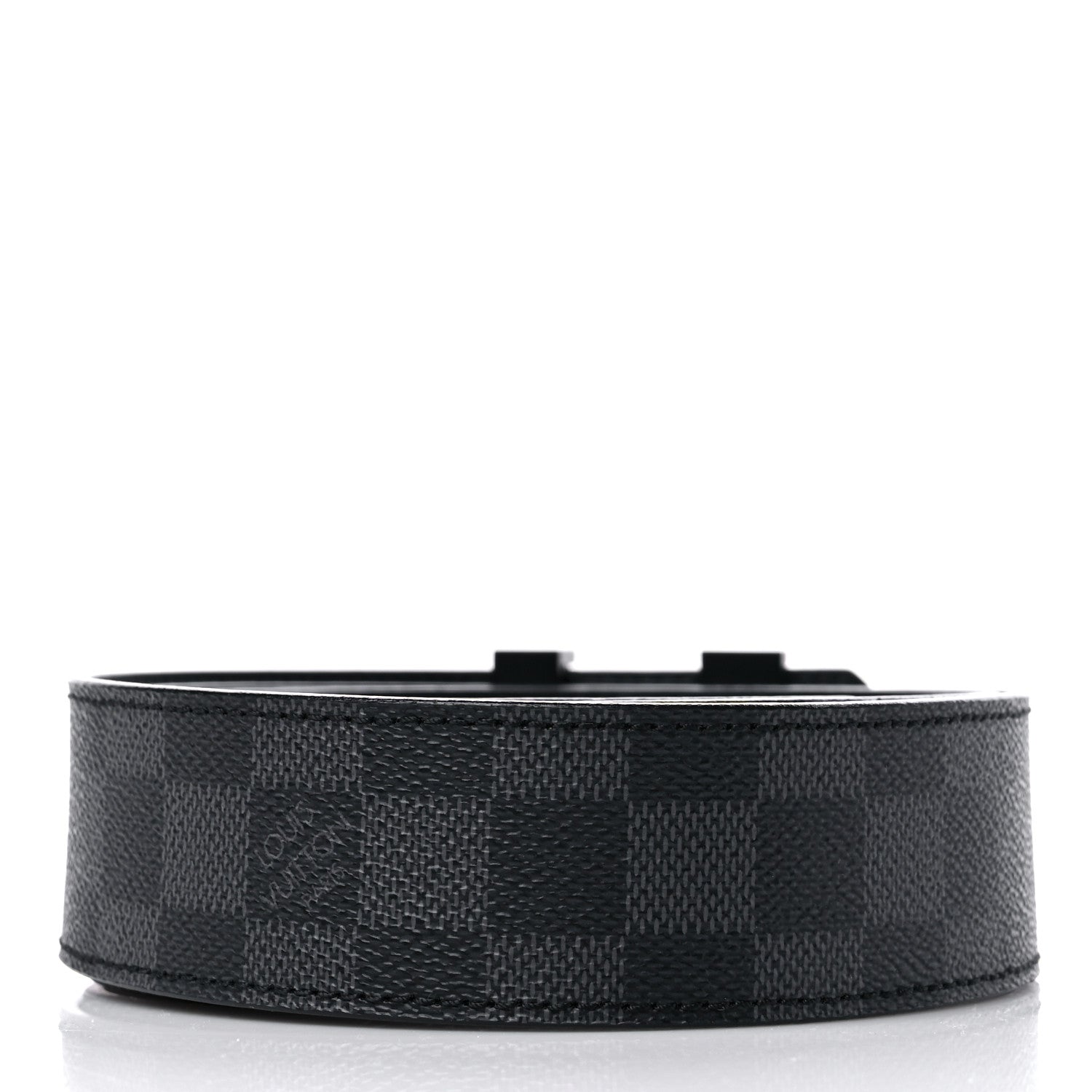 Louis Vuitton Damier Graphite 40mm LV Initiales Belt 95 38 2 of 5