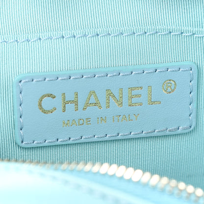 Chanel Calfskin Quilted Day Trips Camera Case Turquoise 6 of 9