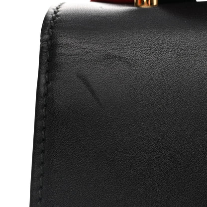 Gucci Calfskin Small Sylvie Shoulder Bag Black 13 of 14