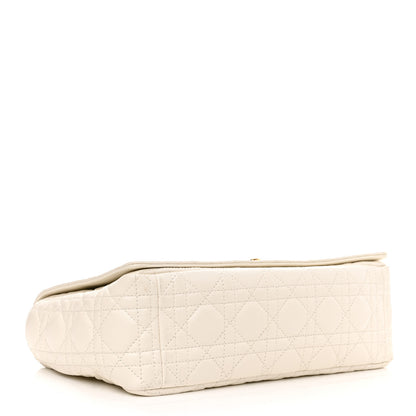 Christian Dior Grained Calfskin Cannage Large Caro Bag Latte 4 of 10