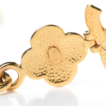 Chanel Metal CC Double Chain Necklace Gold 5 of 6