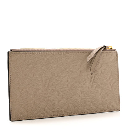 Louis Vuitton Empreinte Felicie Chain Wallet Zippered Insert Tourterelle 3 of 6