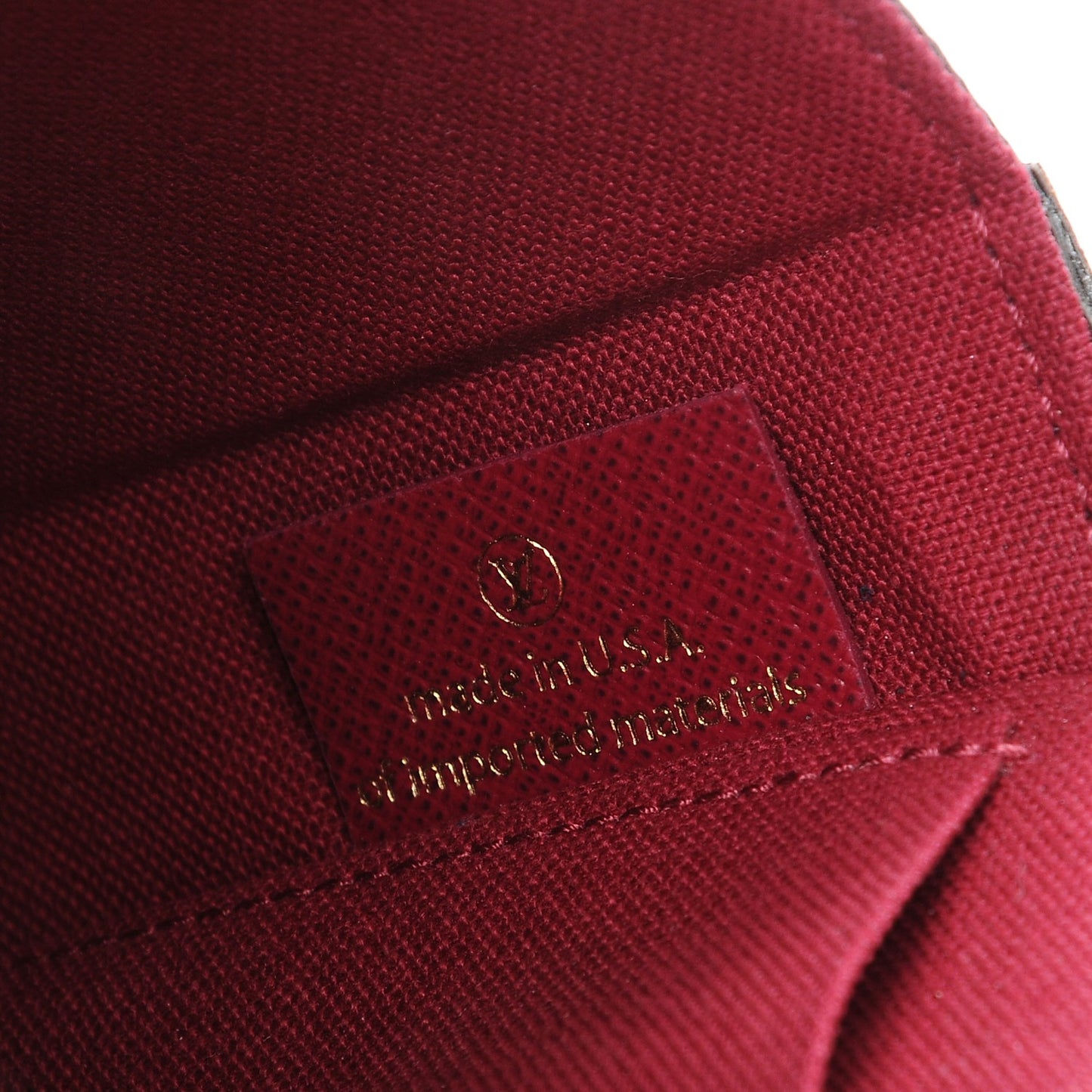 Monogram Pochette Felicie Chain Wallet Fuchsia
