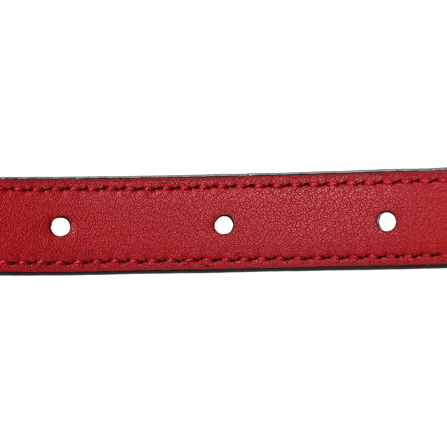 Plutone Calfskin Gucci Buckle 20mm Thin Belt 95 38 Rosso