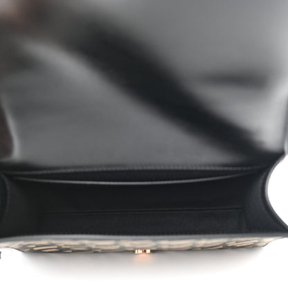 Versace Coated Canvas La Greca Signature Top Handle Bag Black Khaki 5 of 9