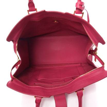Saint Laurent Calfskin Medium Classic Y Cabas Fuchsia 5 of 10