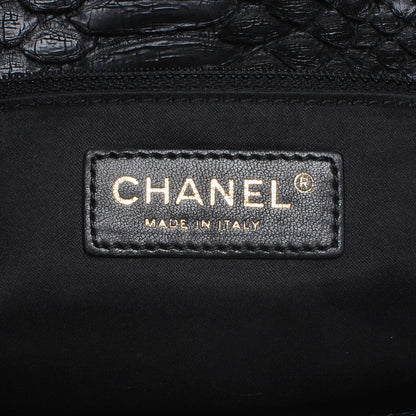 Chanel Python Pony Hair Ultimate Stitch Flap Black 7 of 8